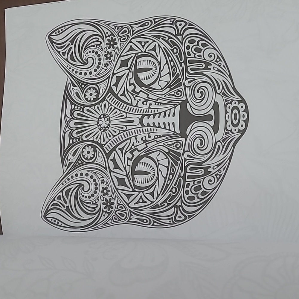 Adult coloring book with the pencils and sharpener. - Picture 8 of 12